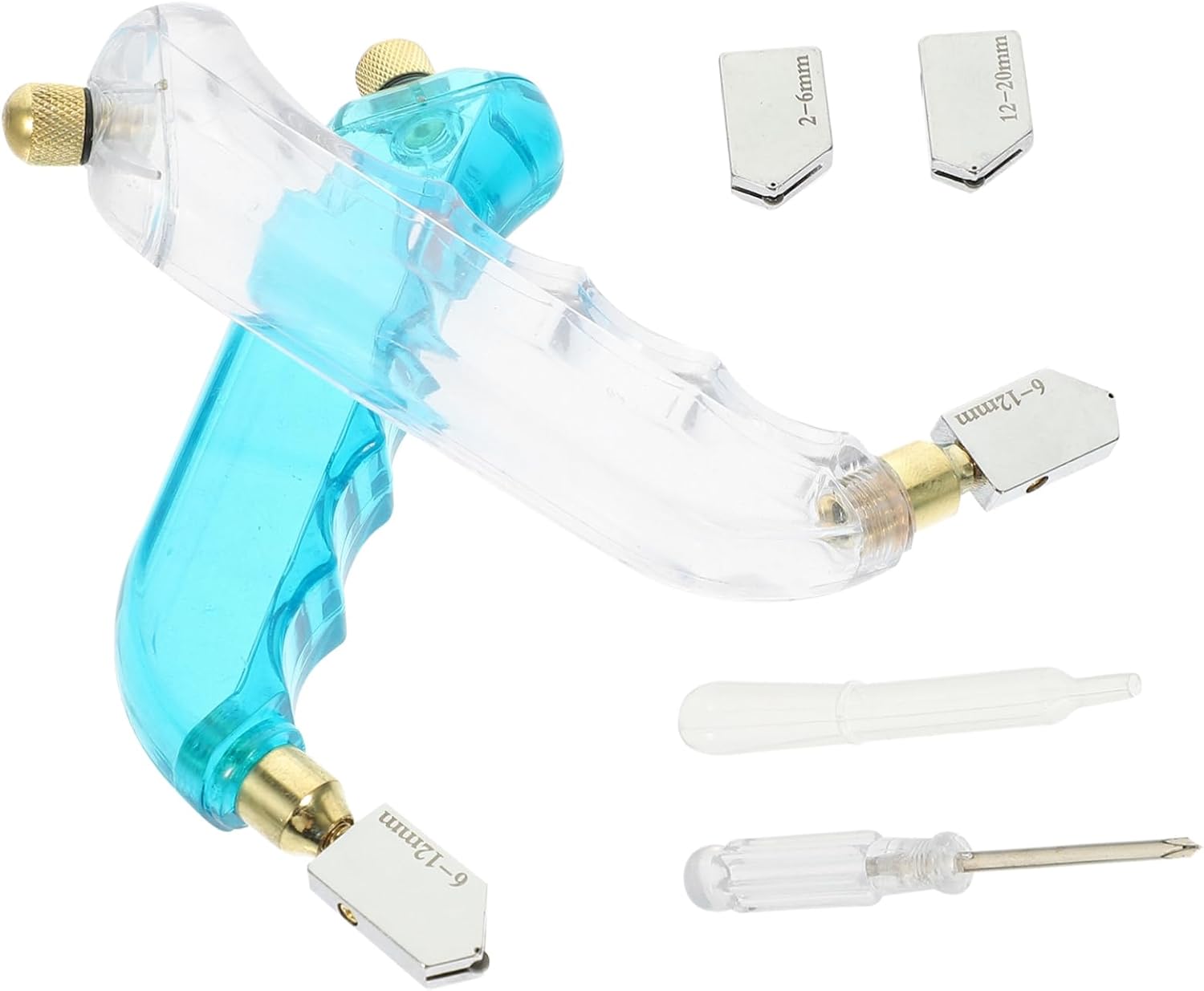 DOITOOL Oil Feed Glass Cutter Bottle Cutting Tool Stained Glass Supplies Cutting Kit