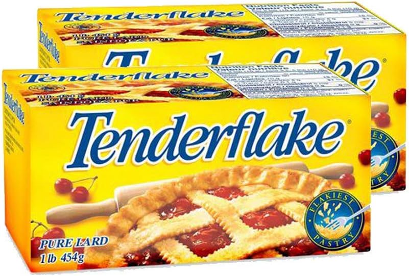Tenderflake Pure Bakers Lard (Pack of 2) - 454g x 2