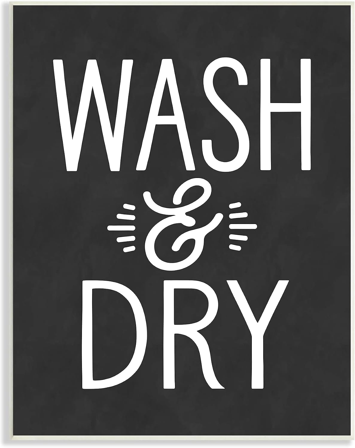 Stupell Industries Wash and Dry Vintage Cleaning Phrase Kitchen Laundry