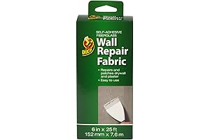 Drywall Patches - Duck Brand Self-Adhesive Drywall Repair Fabric
