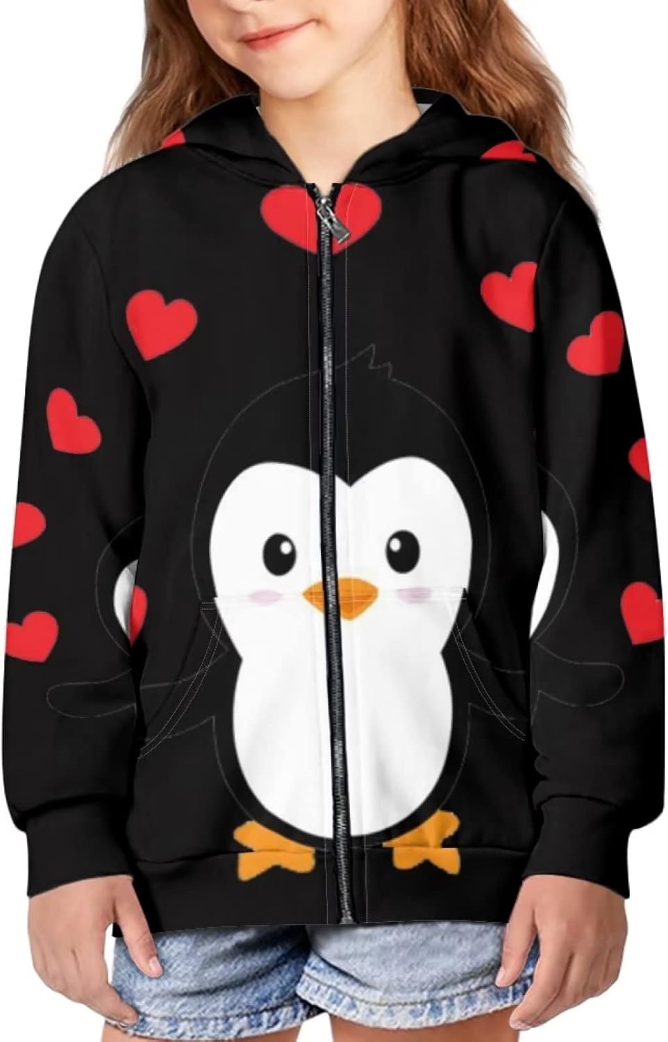 Coloranimal Kids Clothes Full Zip Up Hoody Sweatshirts for Girls and Boys Active Hoodies Ages 6-16year