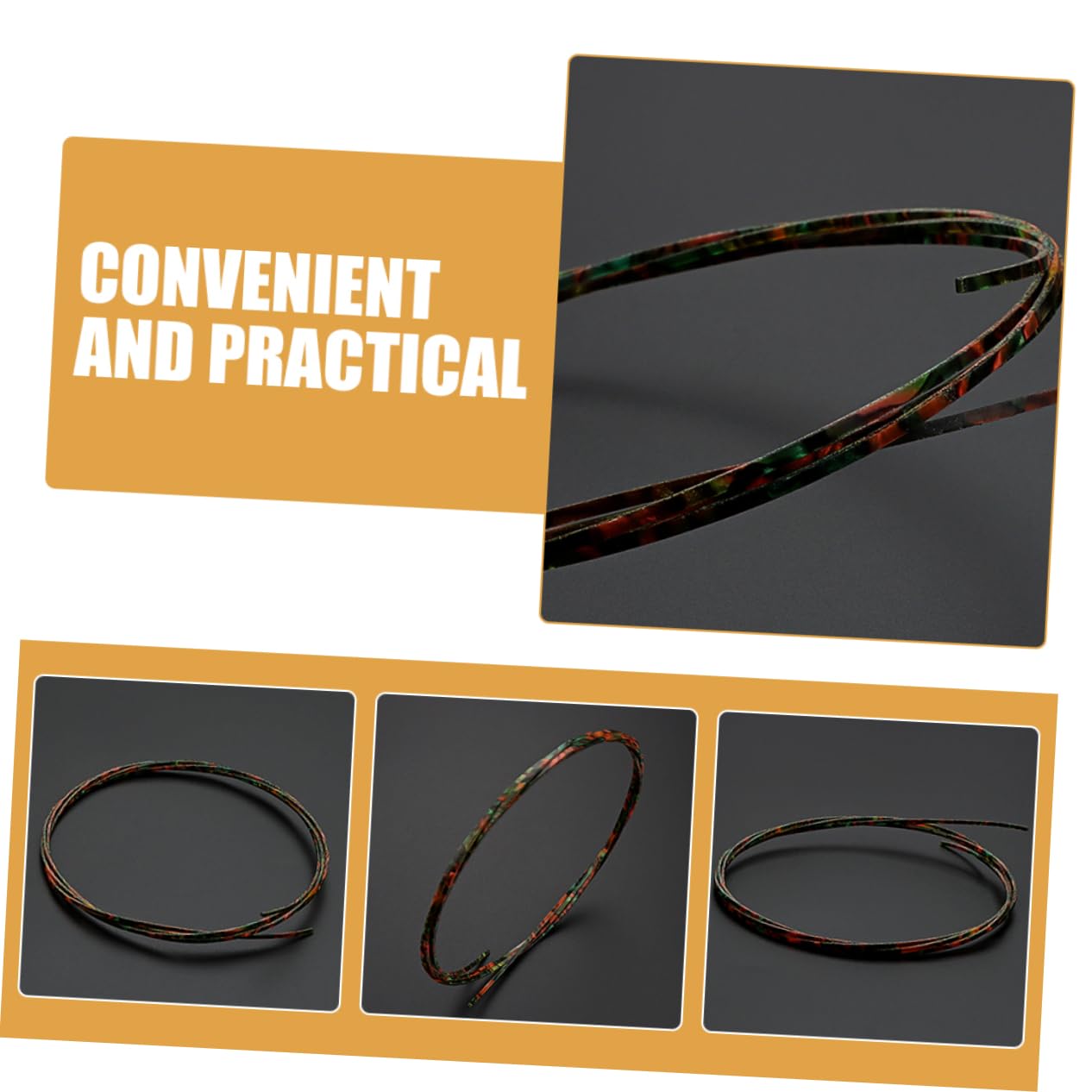 Totority Guitar Crafting Accessory Strong Durable Guitar Binding Purfling Strip Green