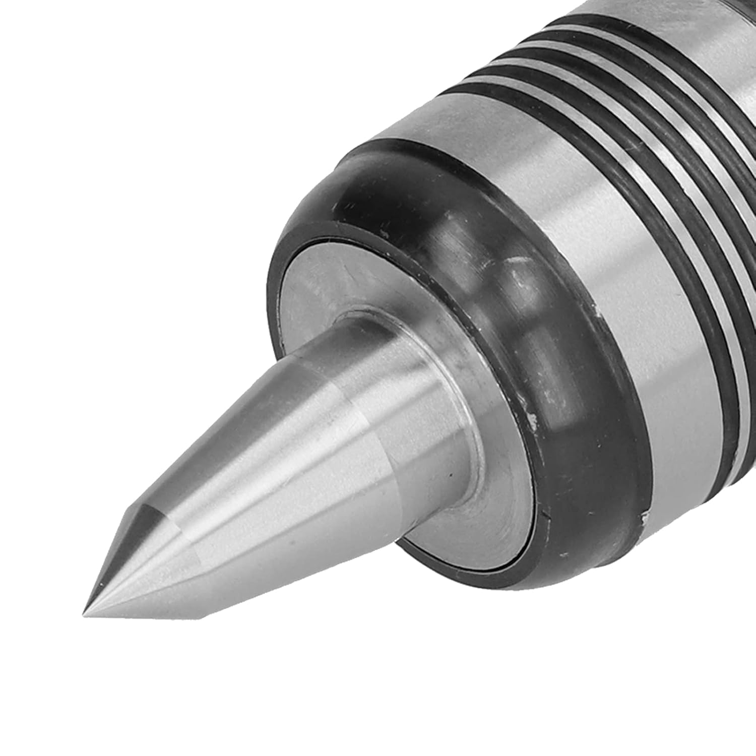MT2 5 Slot Live Center, Revolving Steel Tailstock Center, Medium Duty Live Tailstock Center, Woodworking Tapered Turn Center for Lathes, ANKROYUn89sudezgt