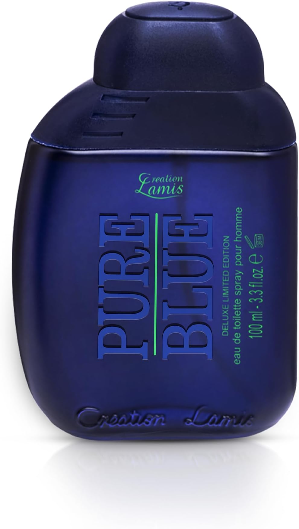 Creation Lamis - Pure Blue Deluxe | Aromatic Long Lasting Fragrance | Perfume for Men | Eau de Toilette (EDT) - 100ml / 3.4 fl.oz