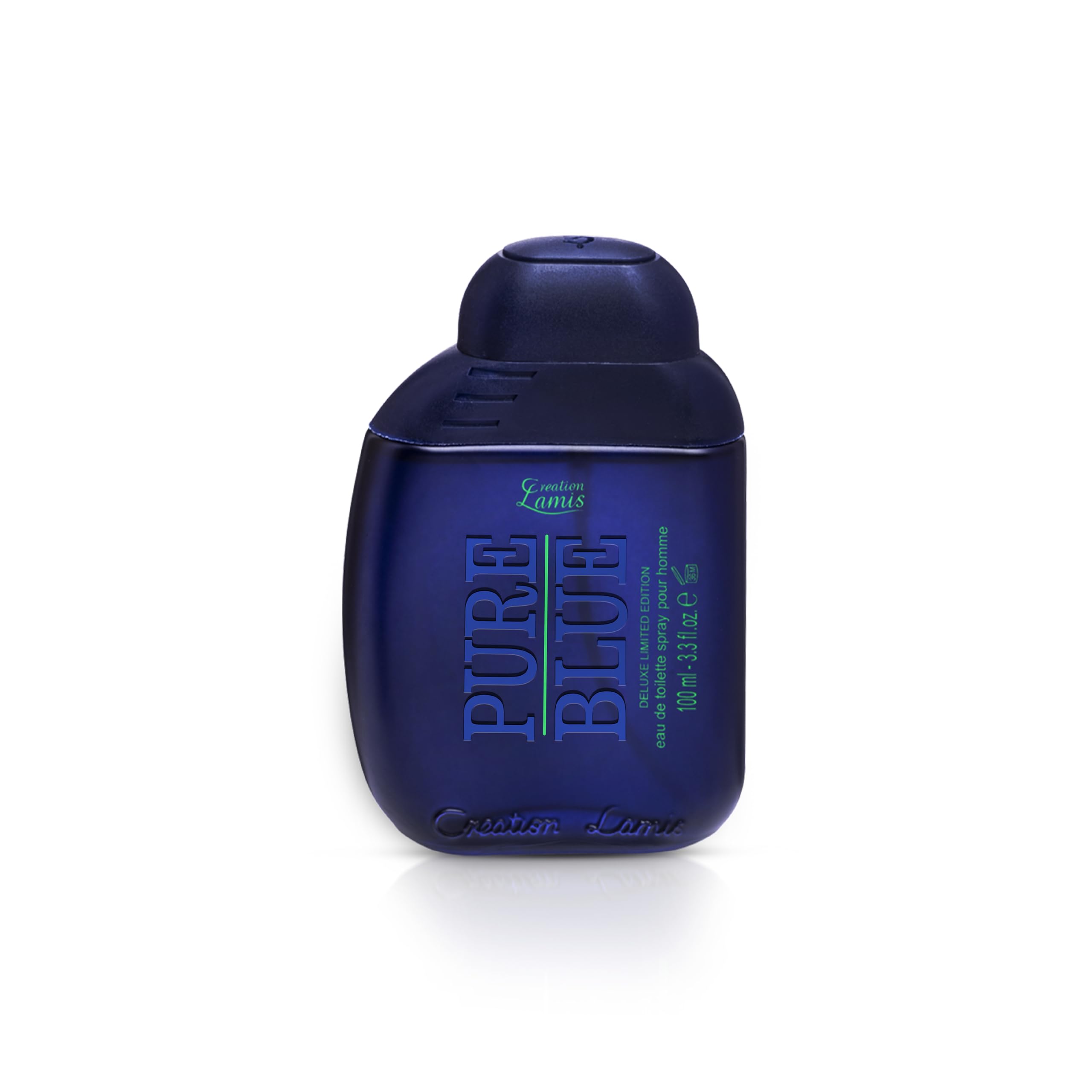 Creation Lamis - Pure Blue Deluxe | Aromatic Long Lasting Fragrance | Perfume for Men | Eau de Toilette (EDT) - 100ml / 3.4 fl.oz