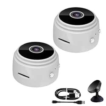 Amazon.com : Umbenk Vista Focus Magnetic Mini Security Camera, Mini 1080p HD Wireless Magnetic Security Camera, Outdoor Security Camera, Wireless Monitor Suitable for Indoor and Outdoor Use (White*2) : Electronics