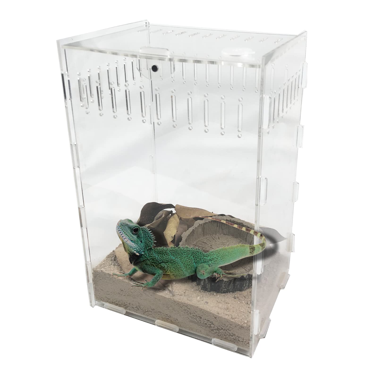 Buy yzexi 8x6x12 inch Acrylic Reptile Cage,Vertical Insect