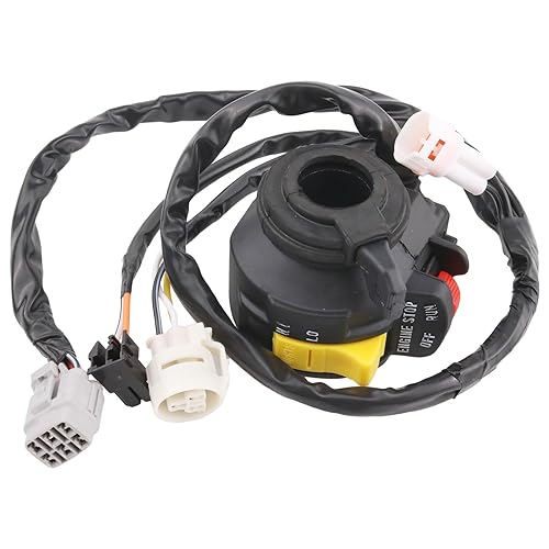 Miniatura 3 de Interruptor de parada de arranque del manillar 37400-07G90 compatible con Suzuki Quadsport Z400 LTZ400 2003-2004 botón de encendido y apagado del