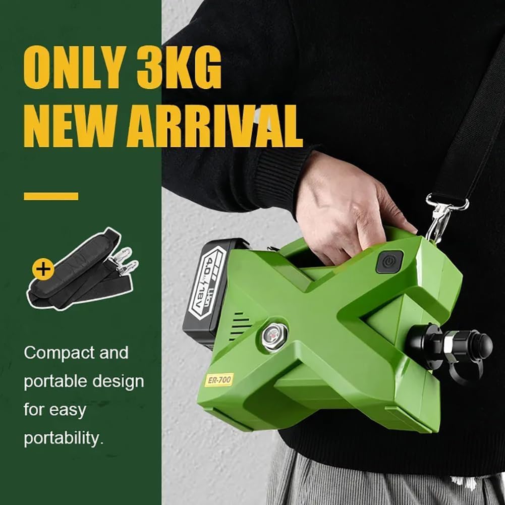 Pompa Idraulica Elettrica Portatile, Pompa Idraulica A Doppio Effetto da 70 Mpa E 10152 Psi con Cinghia, Telecomando da 10 M, Funziona con Punzonatrice/piegatrice/martinetto