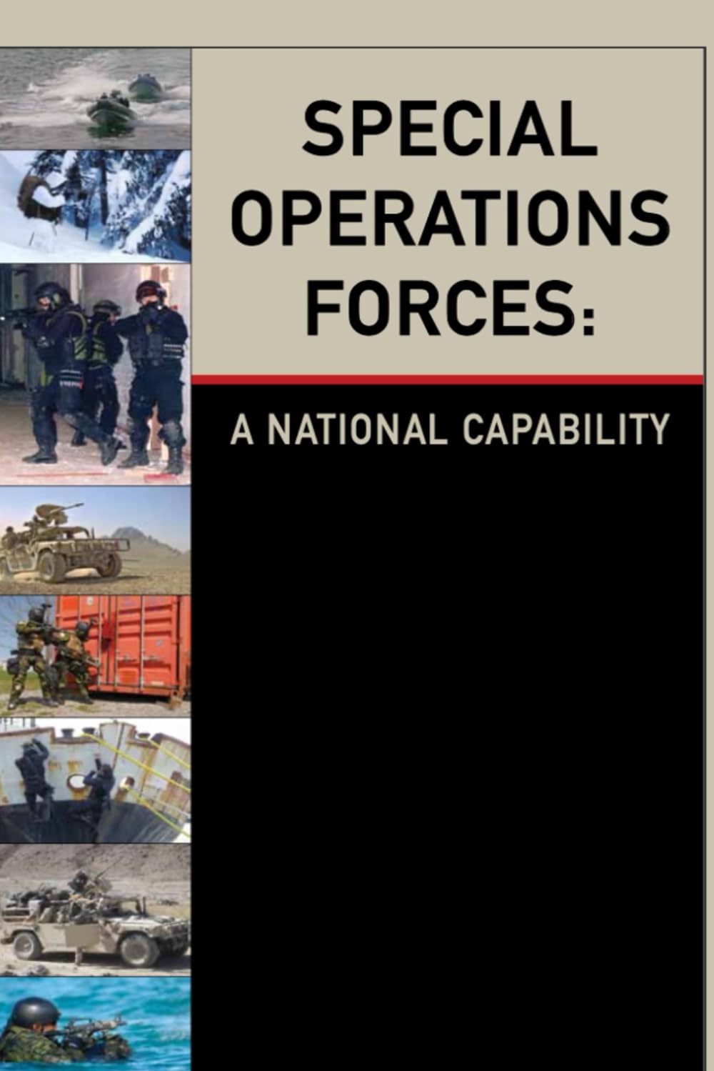 Special Operations Forces: A National Capability