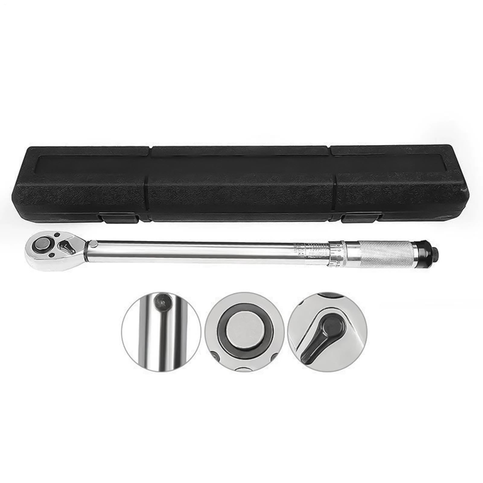 Llave dinamométrica de 1/4, llave dinamométrica para coche, trinquete de 72