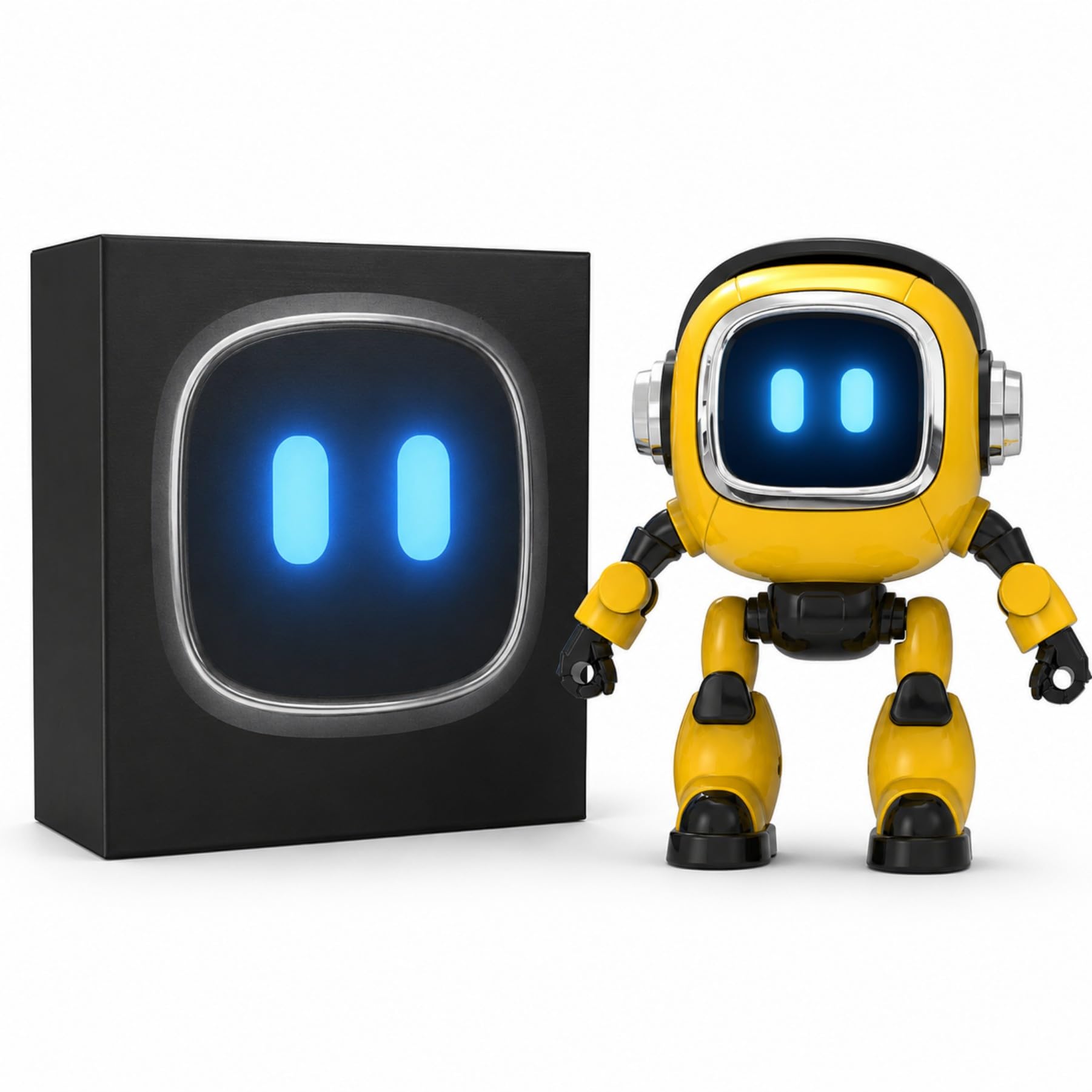 Robot AI Interactivo con Chat de Voz Aprendizaje Multilingüe App | Robot AI interactivo con voz, app, aprendizaje de idiomas y expresiones para escritorio, estudio y entretenimiento.