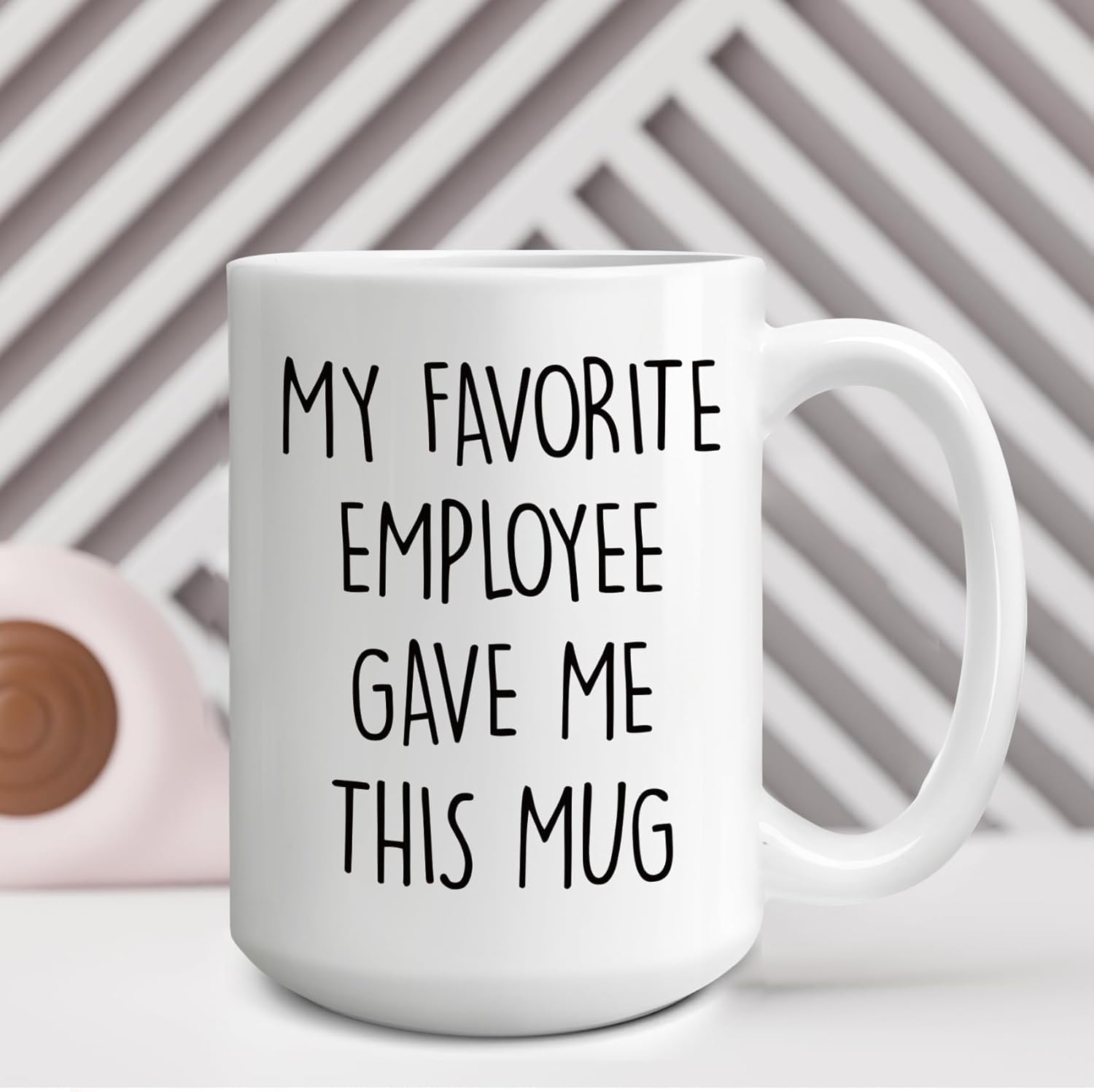 Funny Boss Coffeem Mug, Panvola My Favorite Employee Gave Me This mug gifts from Employees, Gag Gift Funny Birthday Christmas Sarcastic Gifts Ideas Mugs for Employer - Image 4