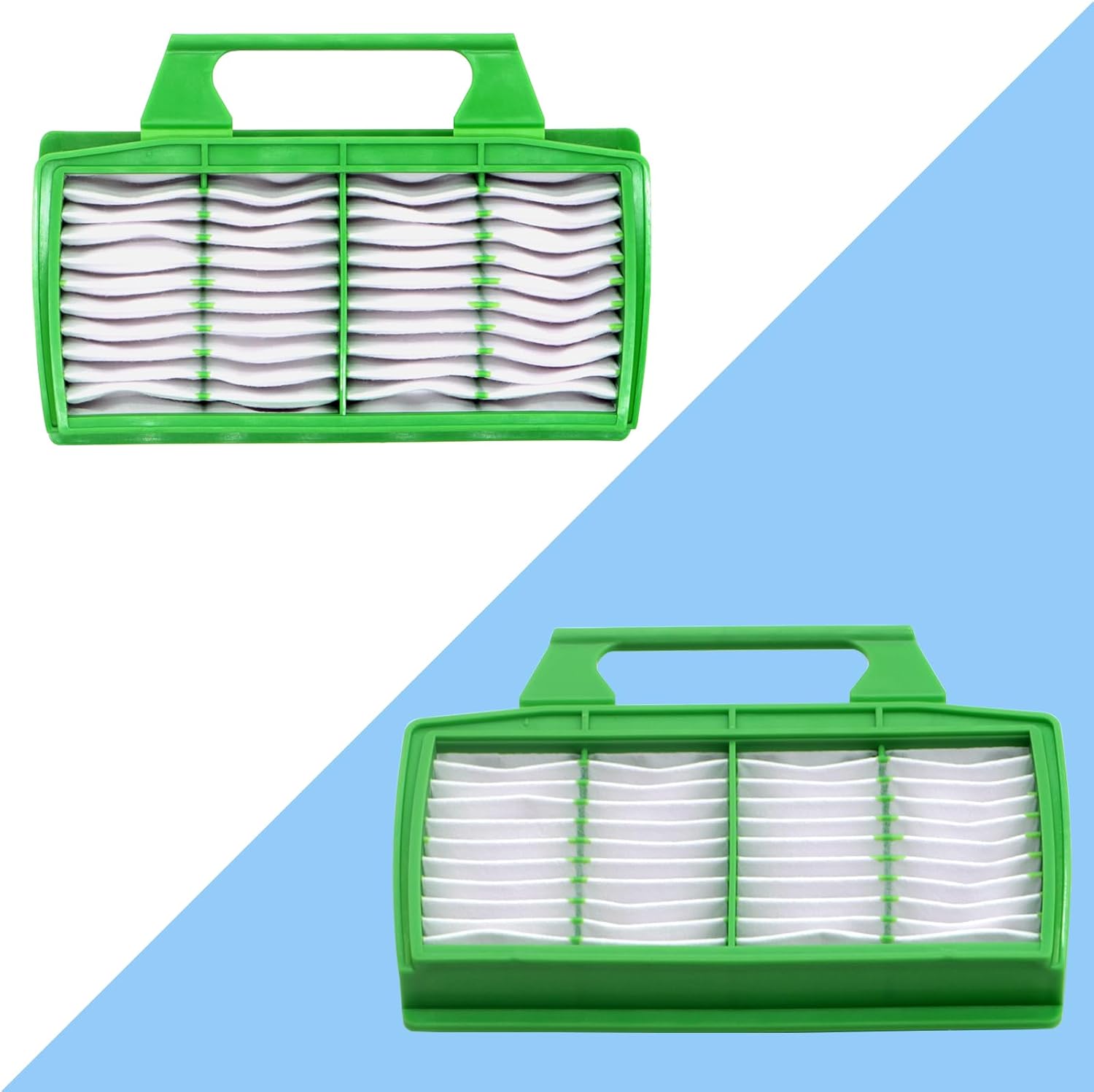 2 Pack Micro Hygiene Filter Compatible with Sebo Vacuum 6608ER 6696ER Series, Fits AIRBELT K All Models 6629ER and Airbelt K1, K3 Vacuum Cleaners.
