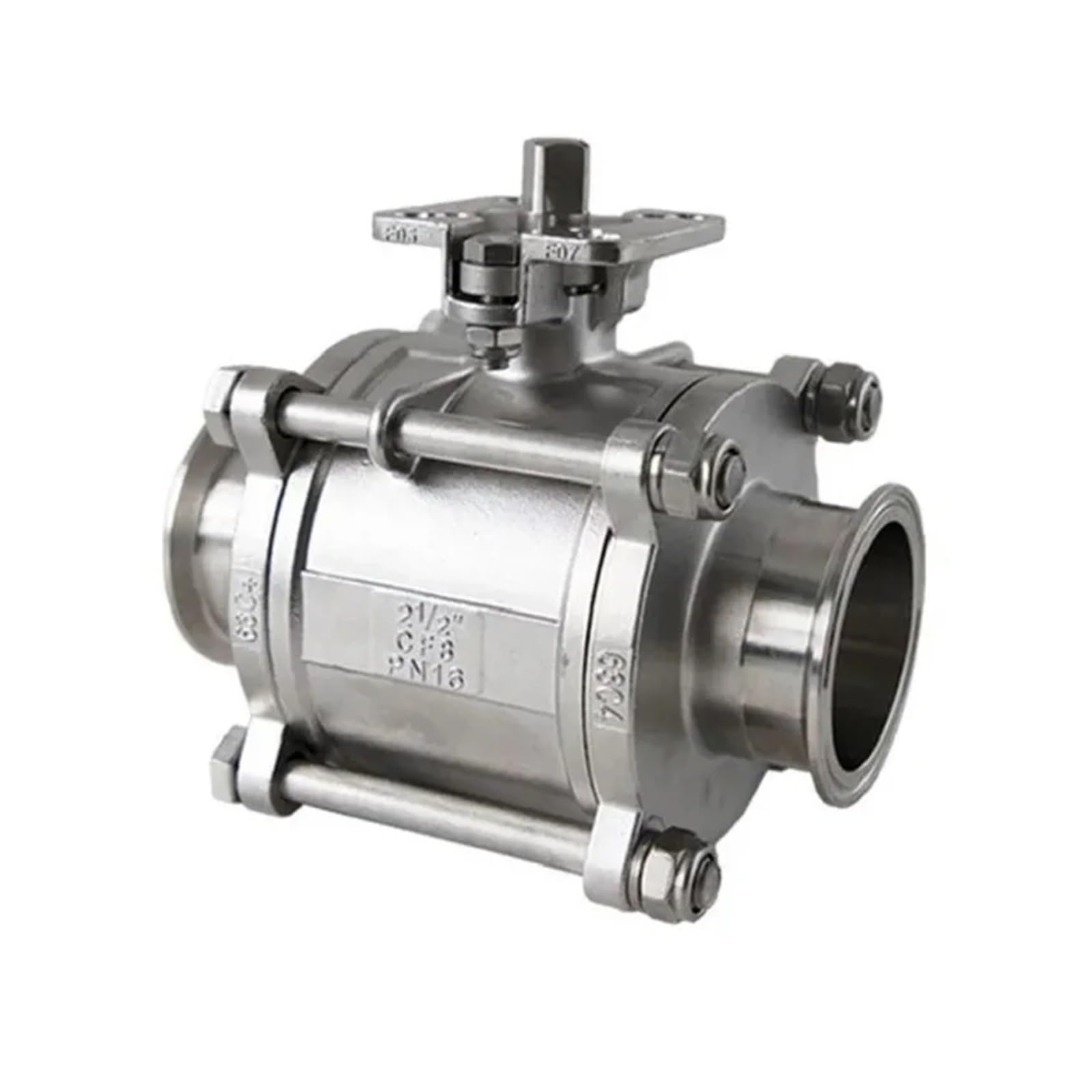 Robinet à boisseau sphérique 76 mm sans rétention à chargement rapide
