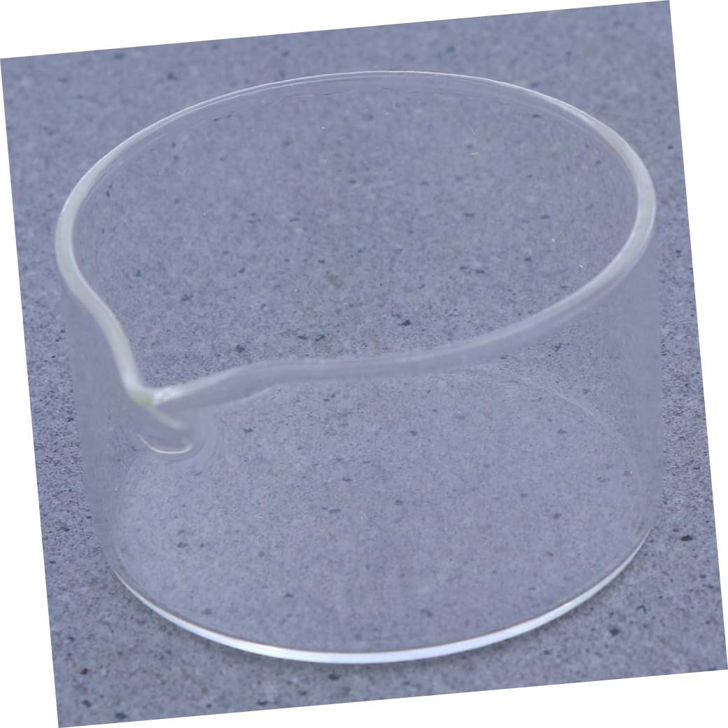 Kristallisationsschale und Ausguss aus Glas mit Flachem Boden Säurebeständig für Kristallisationstests im Labor und Unterricht