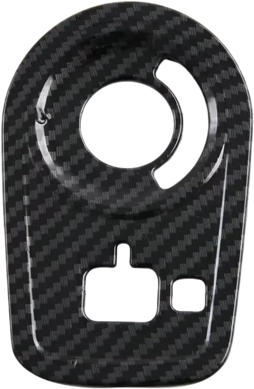 Car Headlight Switch Buttons Cover Decorative Trim Interior Accessoriess Carbon Fibe