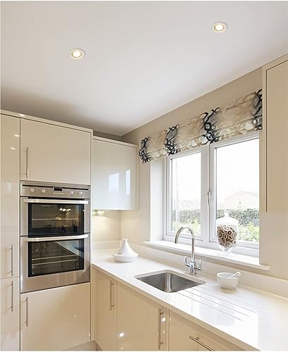 Miniatura 8 de LS-PRO Lámpara de techo empotrable LED de 3.5 pulgadas7 W, panel de aluminio delgado, lámpara de ducha antioxidante, foco de ducha IP65 impermeable