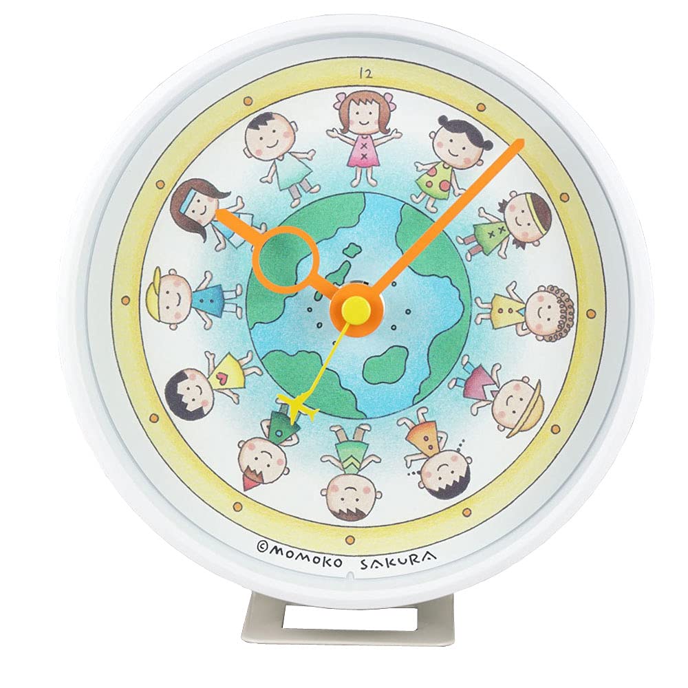 Amazon.co.jp: クロック さくらももこ デザイン 「地球の子供たち
