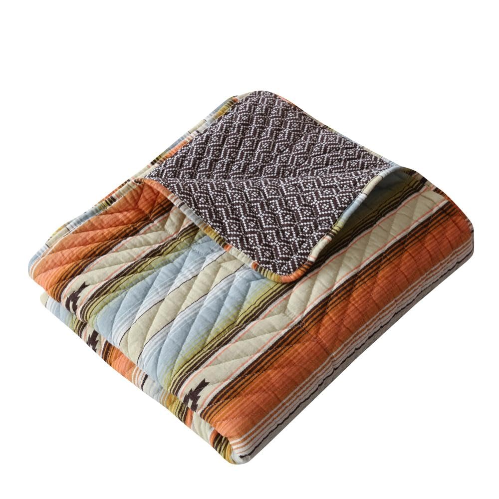 Greenland Home Quilted Throw, White, 3-Piece King/Cal King