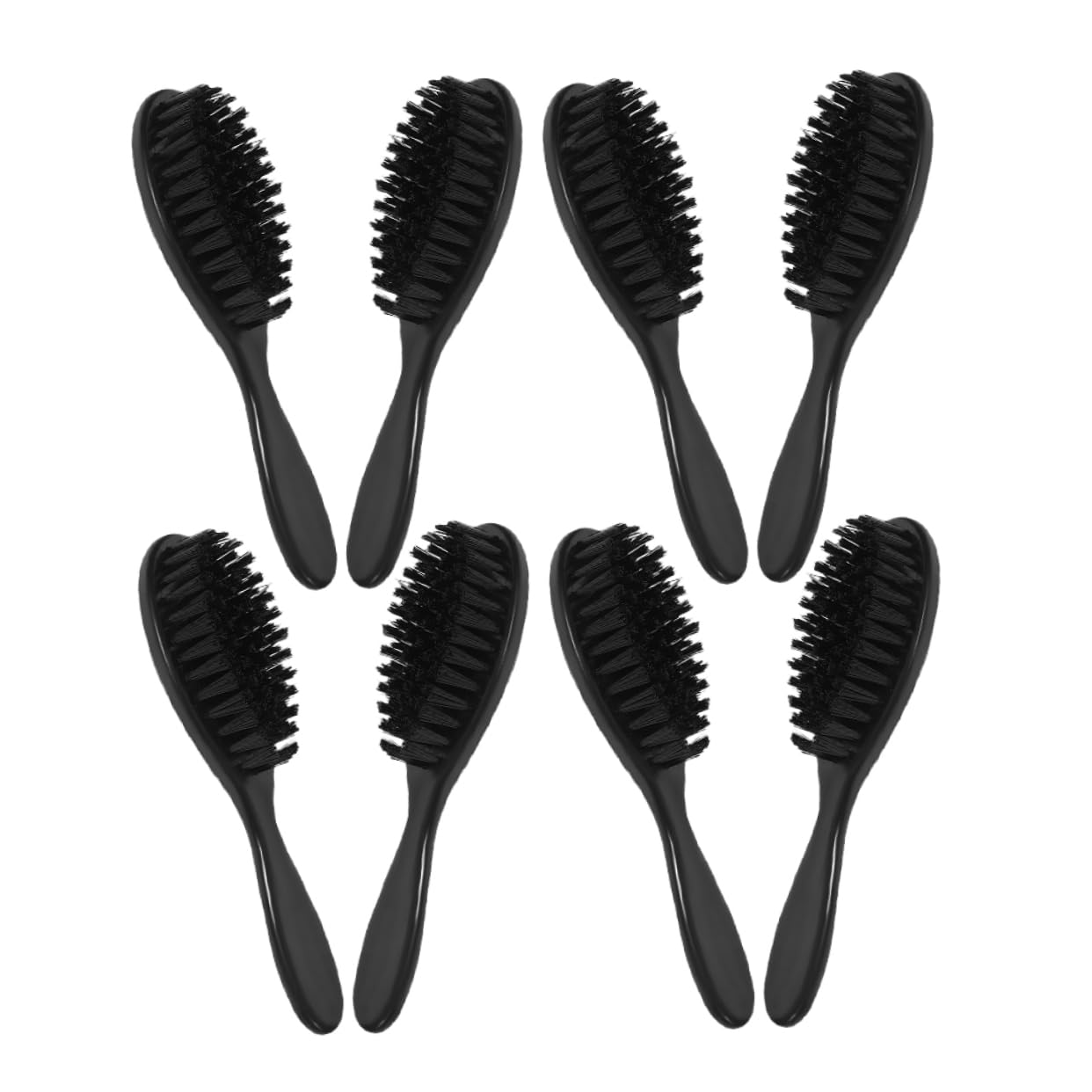 minkissy Barber Beard Brush Set 8pcs Men Face Beard Brush Soft Bristles Face Cleaning Brush