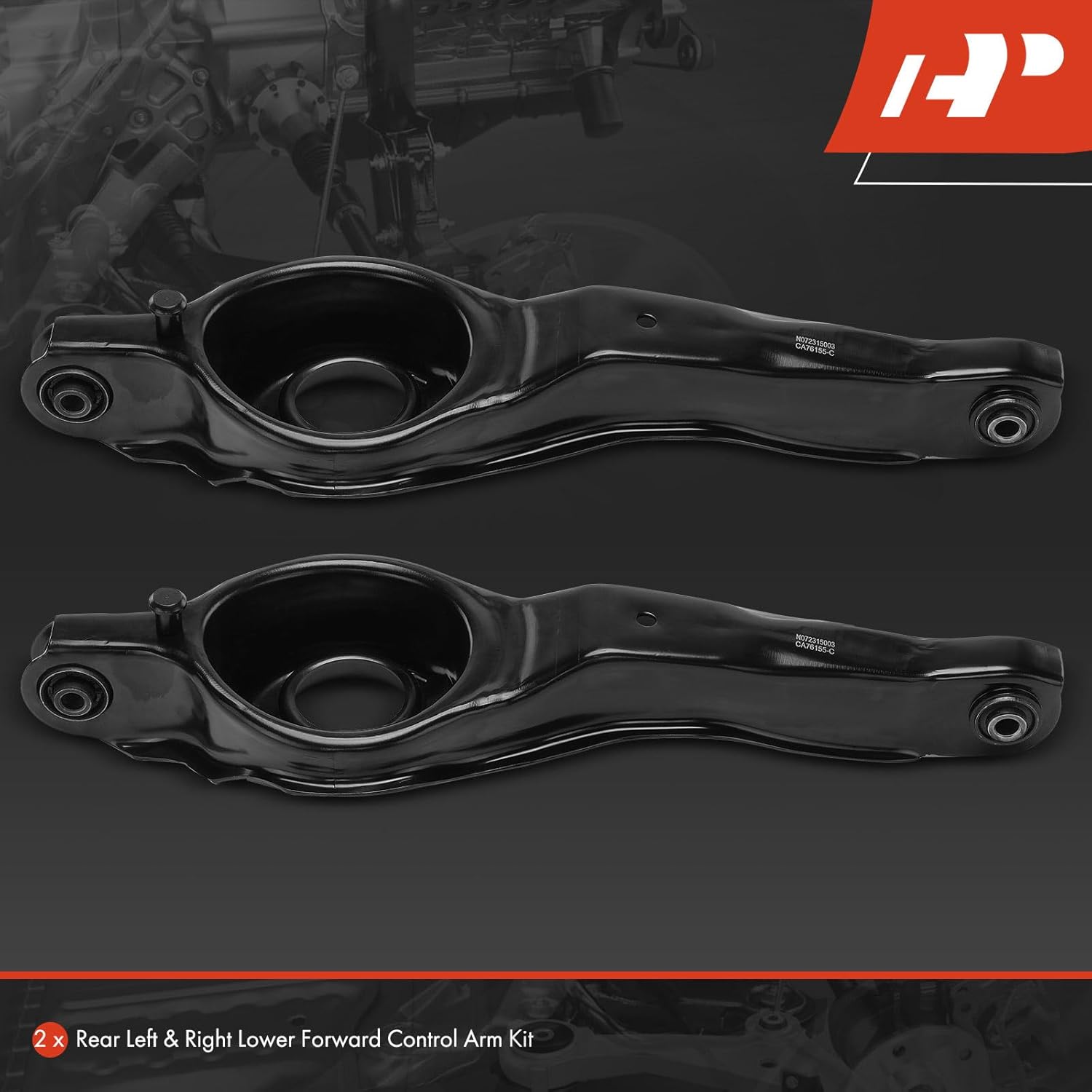 A-Premium 2 x Rear Lower Control Arm, with Bushing, Compatible with Mazda 3 2004-2013, 5 2006-2010 2012-2015