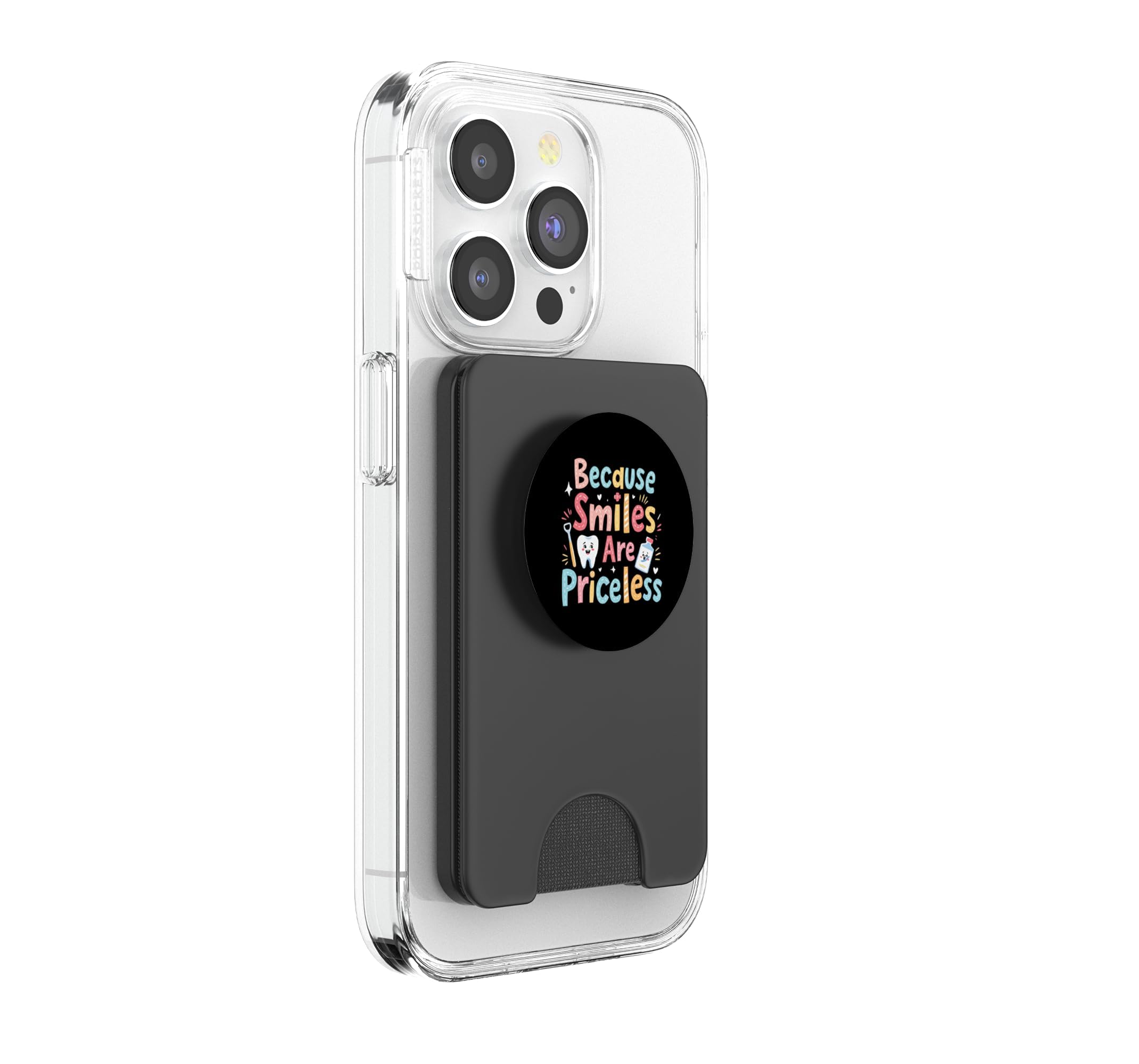 Zahnarzt Zahnarzthelferin Zähne Zahnheilkunde Dentalhygienikerin PopSockets PopWallet für MagSafe