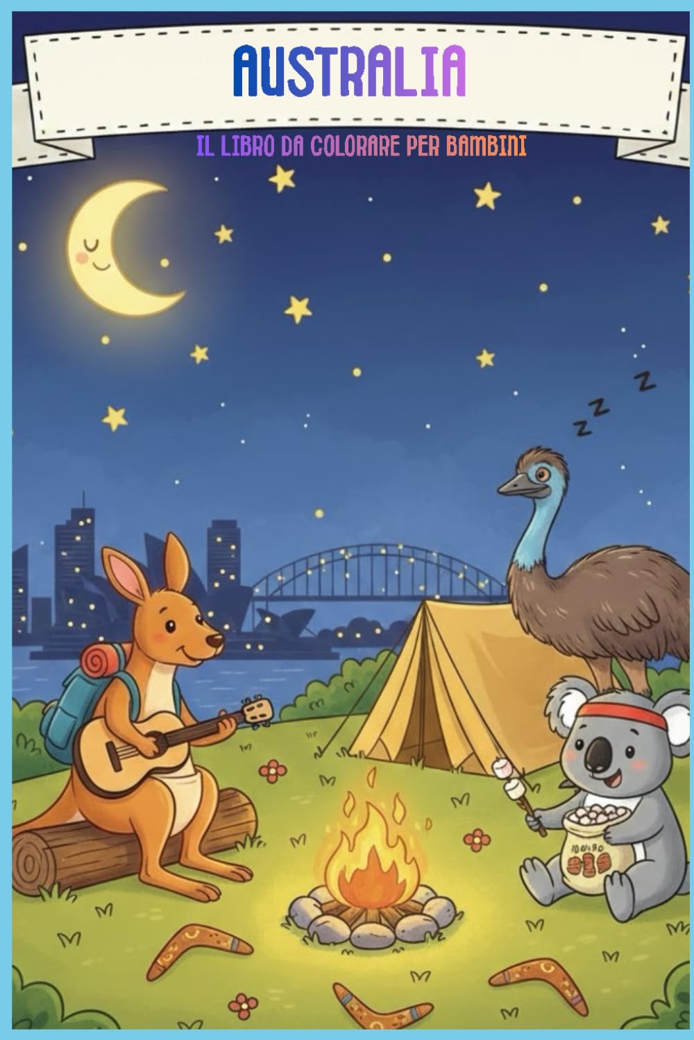 Australia: Il Libro da Colorare per Bambini