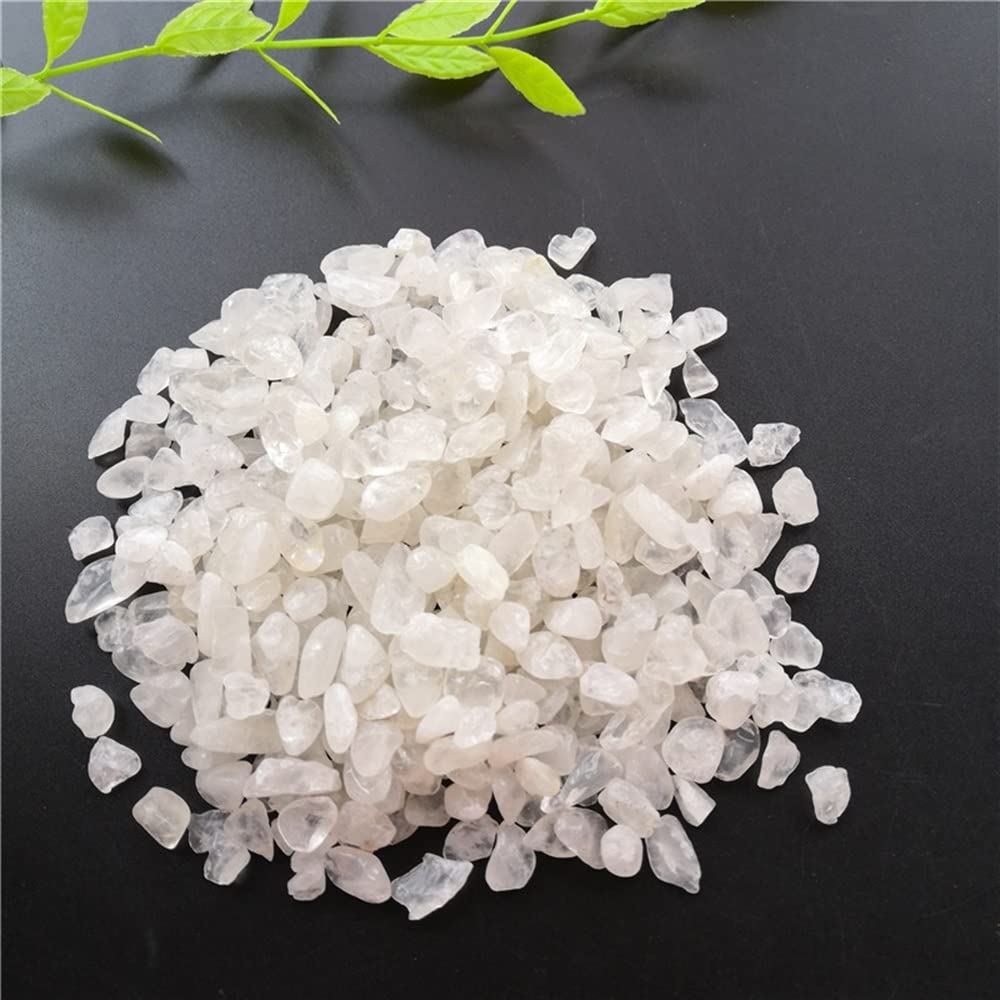 Home Naturale Bianco Trasparente Quarzo Ghiaia Cristallo smagnetizzazione Serbatoio di Pesce Acquario Vaso di Fiori Decorazione 50g Decorazione della Stanza