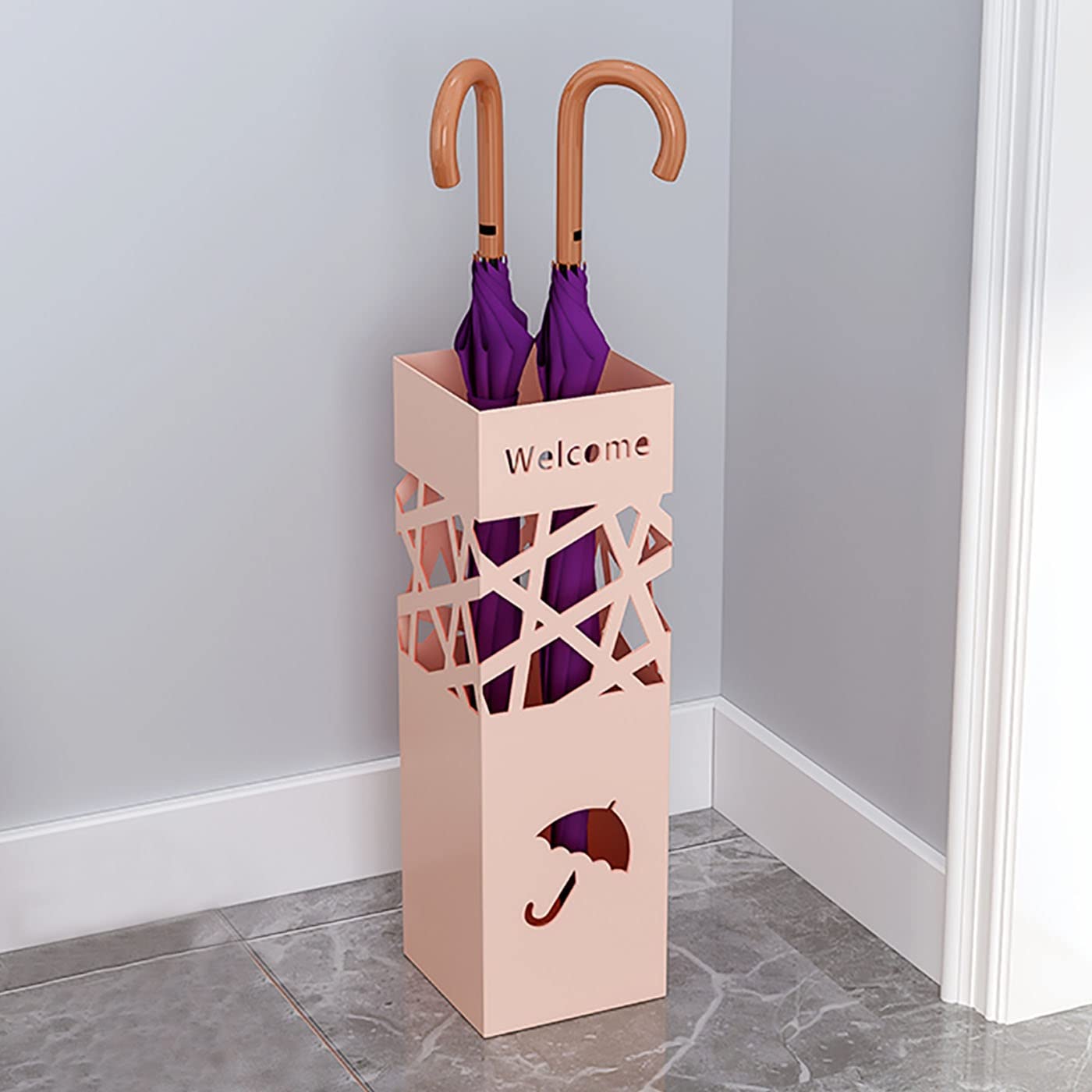 Porte-parapluie d'intérieur pour entrée moderne : l'accessoire déco chic pour les jours de pluie