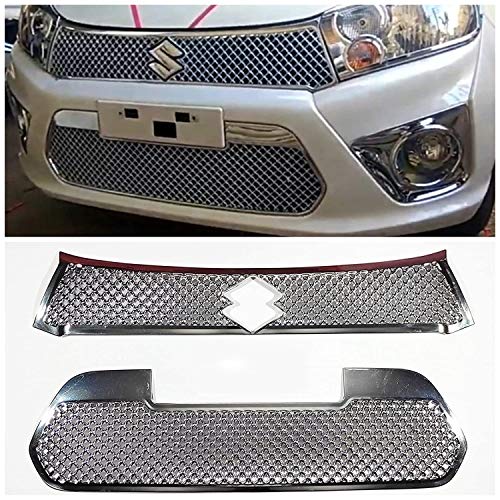 Image of CAR SAAZ Bentley Style Front Chrome Grill for Celerio Type 2 (2017-2021)