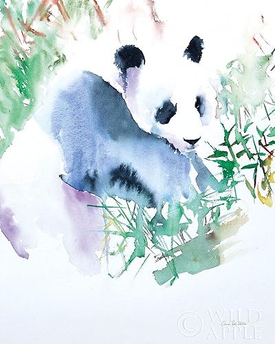 Posterazzi PDX64970LARGE Panda Aimee Del Valle - Póster impreso, 24 x 36, multicolor