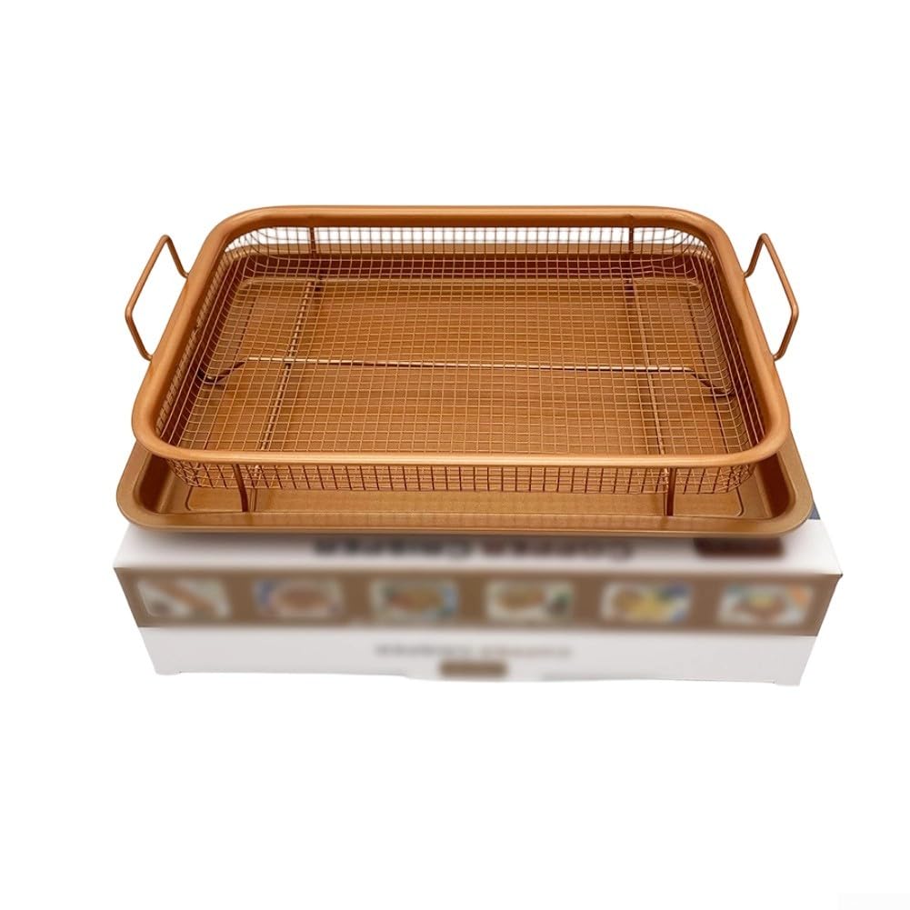 Cestino Griglia Acciaio Ramato 30x22cm BBQ Cestino Griglia Acciaio(B)