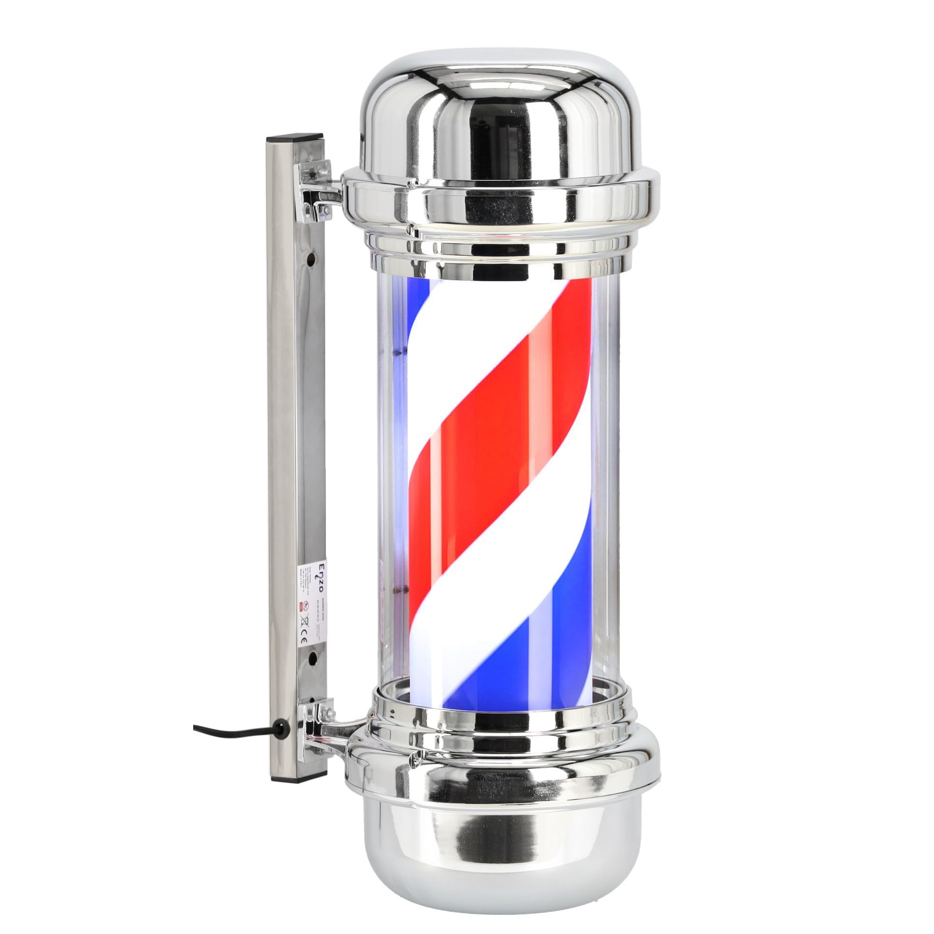 Plafon słupek lampa led barberska barberski barber znak reklama salon 60 cm