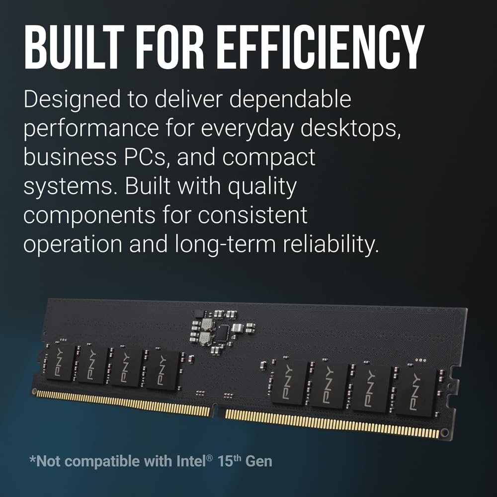 PNY Performance 8GB (1x8GB) DDR5 RAM 5600MHz (PC5-44800) - CL46