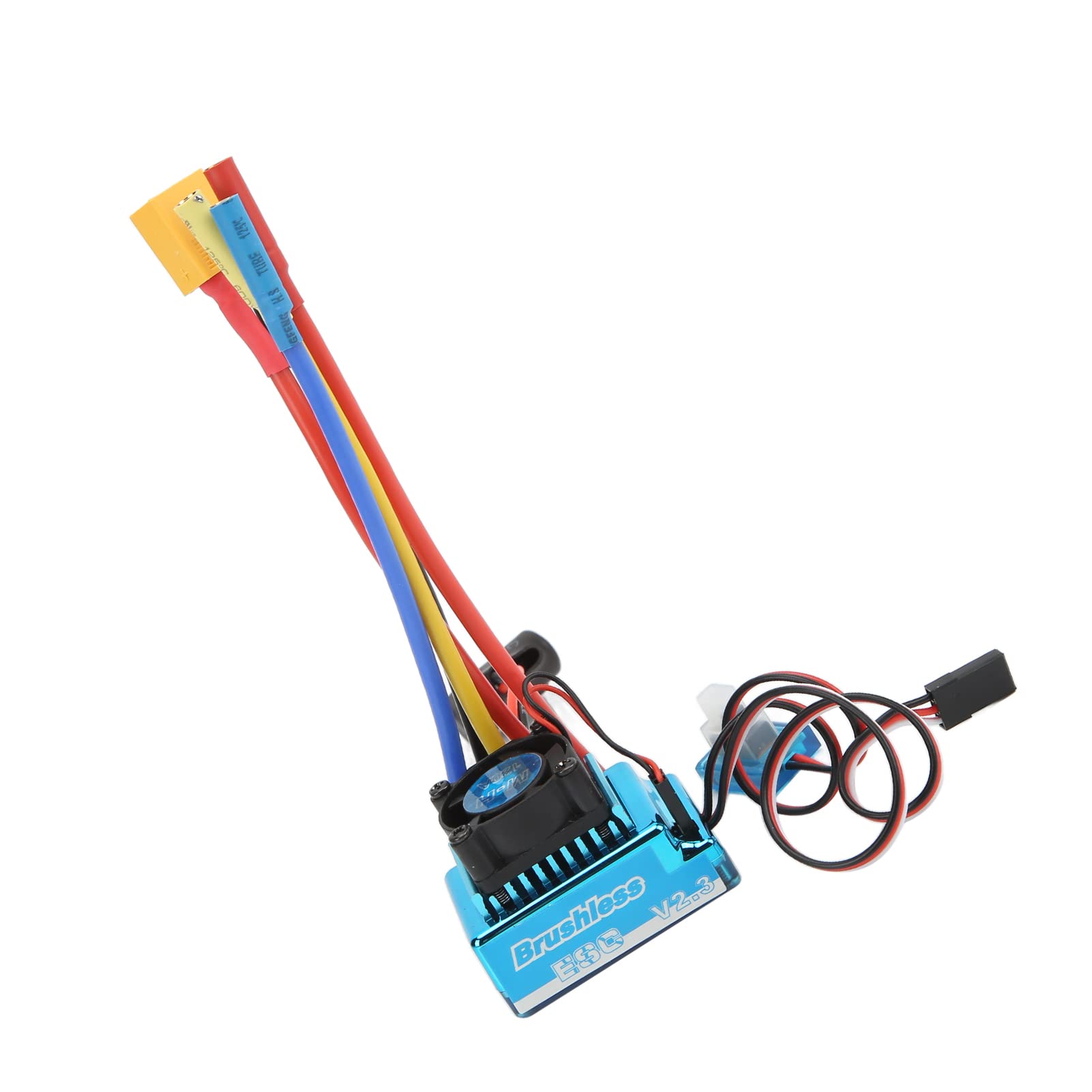 ESC Brushless per Auto RC, ESC Brushless 120A RC Regolatore di velocità Elettrico Programmabile Impermeabile Antipolvere Accelerazione di 9° Livello XT60 Plug ESC Universale per