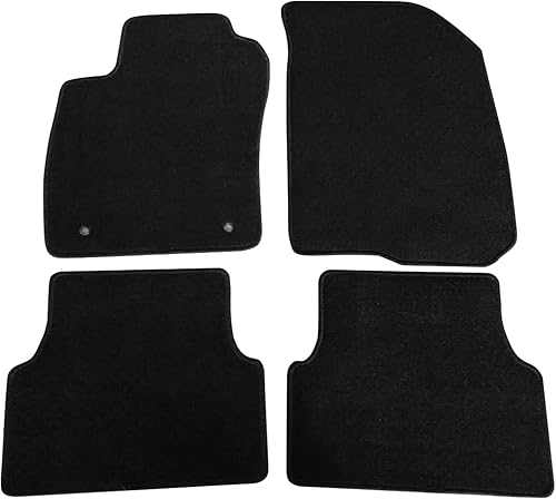 IKON MOTORSPORTS - Alfombrillas compatibles con Chevrolet Sonic 2012-2020, 4Dr Factory Fitment, alfombrillas delanteras y traseras de nailon