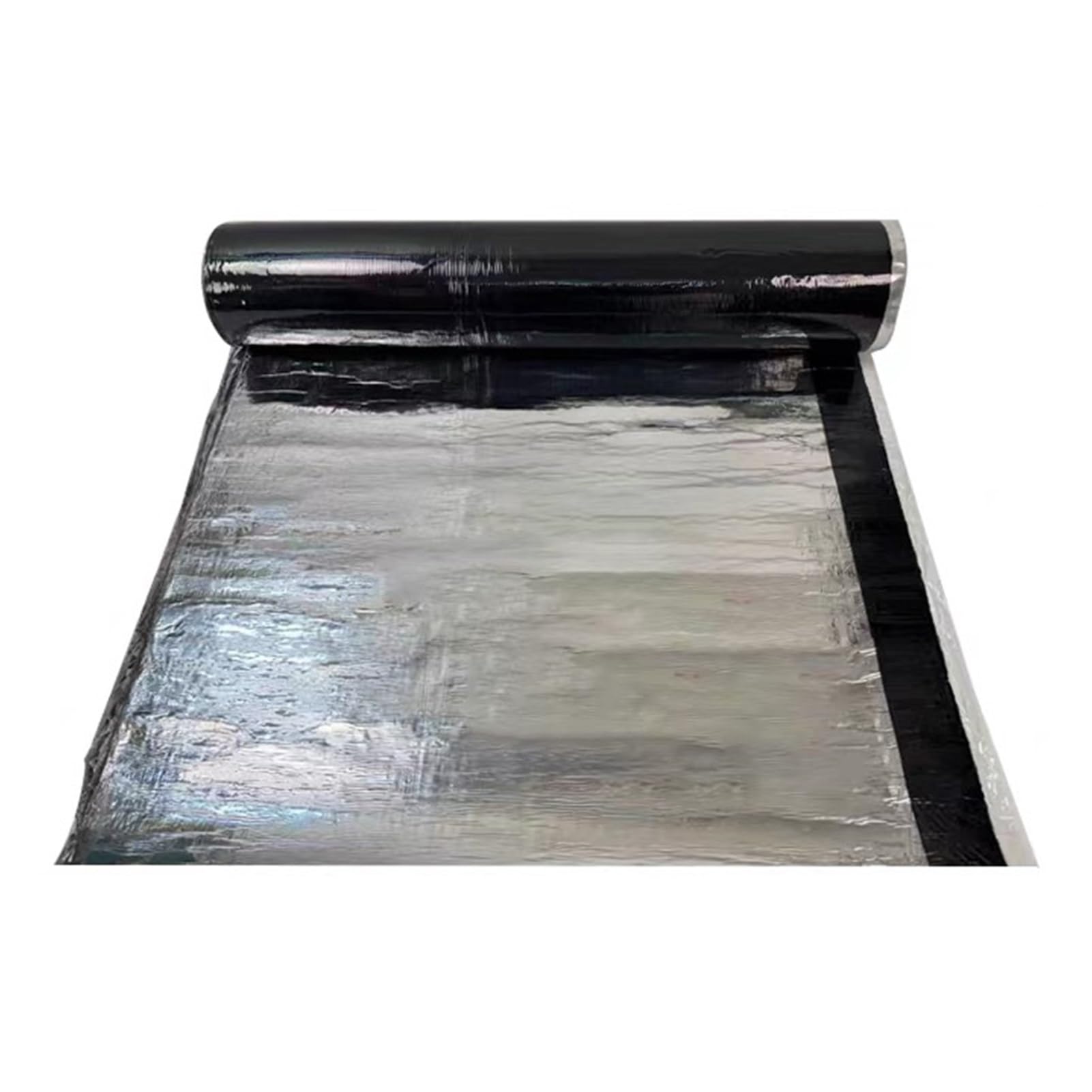 Cinta bituminosa for reparación de techos | Plata, varios tamaños, reparación de techos y tuberías a prueba de fugas: cinta asfáltica autoadhesiva(50x1000cm)