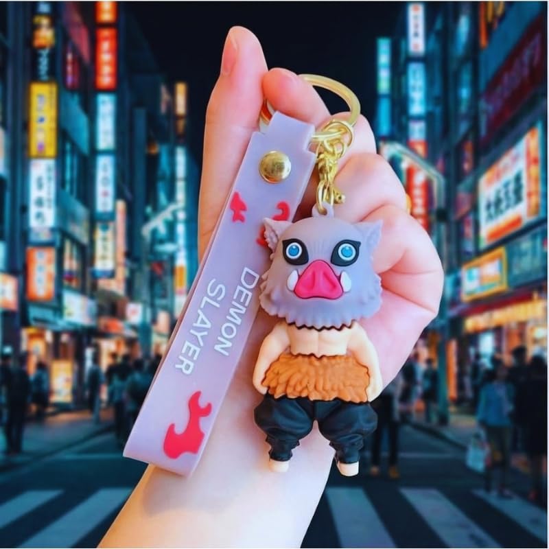 Image of Cute 3D Keychain | Keyring & Quirky Bag Charm | Hard Silicone, Unbreakable | Travel Essential | Kids Friendly | Strap & Bag Hook
