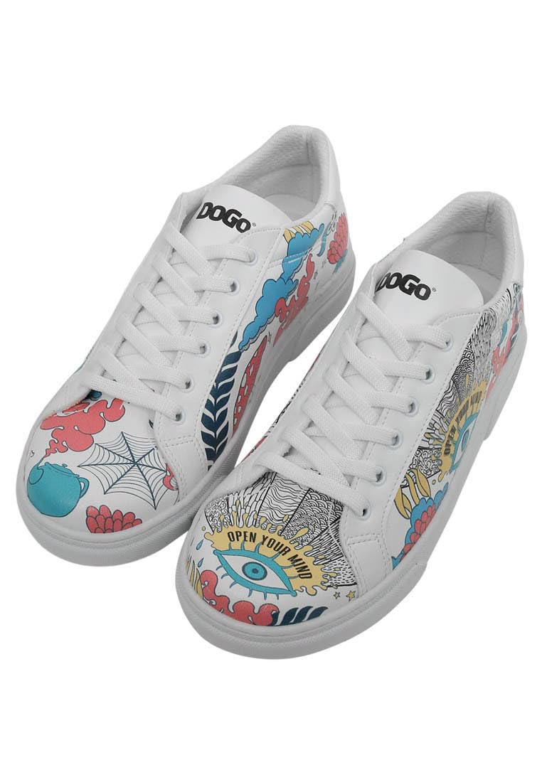 DOGO Women's Ace Sneakers, Multicolored, 4 UK