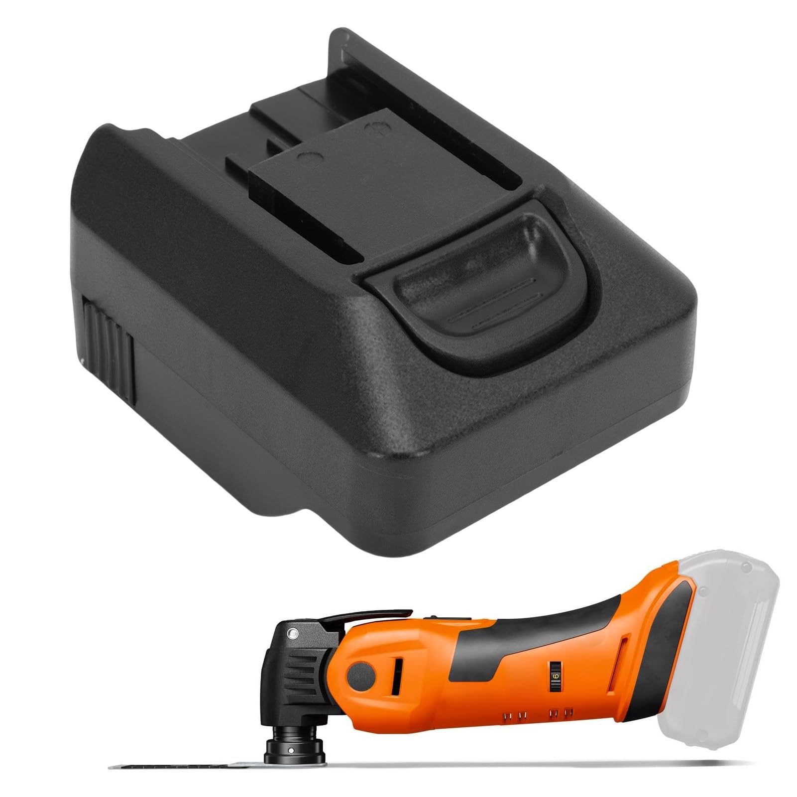 Yunseity Adaptador de batería, ajuste para batería de litio a taladros de herramientas eléctricas, con chip de prevención de voltaje, para herramientas eléctricas inalámbricas