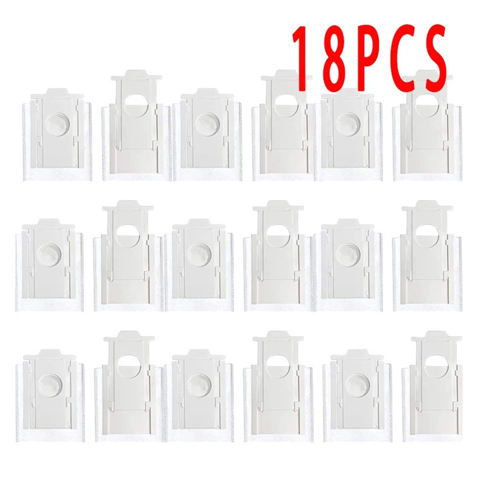 18 Uds bolsas de polvo for aspiradora, bolsa de filtro de polvo no tejida for aspiradora, bolsa de tela, Compatible con Samsung VCA-RDB95