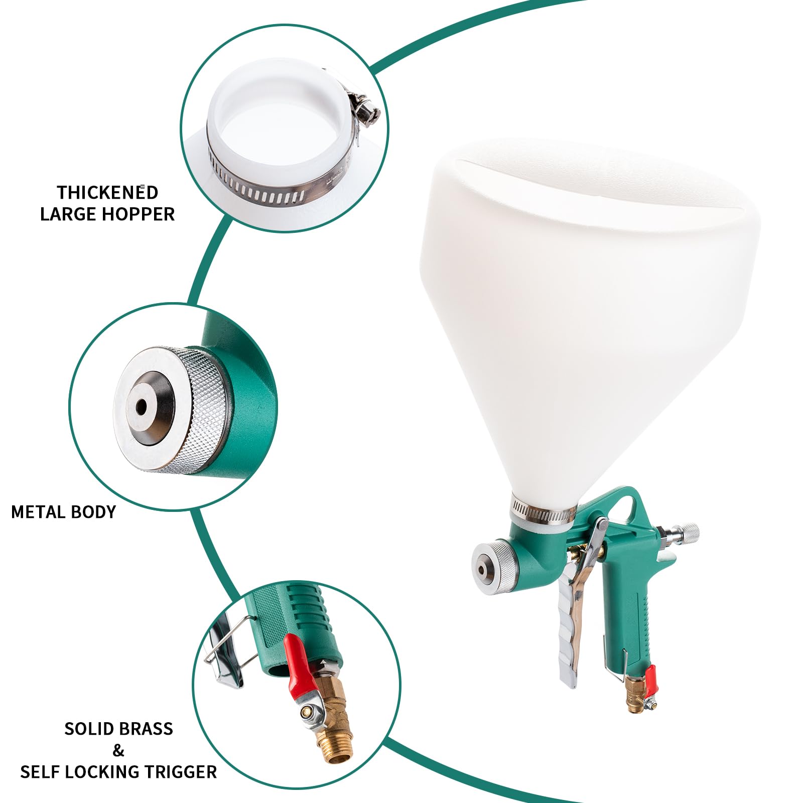 Snapklik.com : DOTOOL Air Texture Spray Gun,Drywall Texture Sprayer