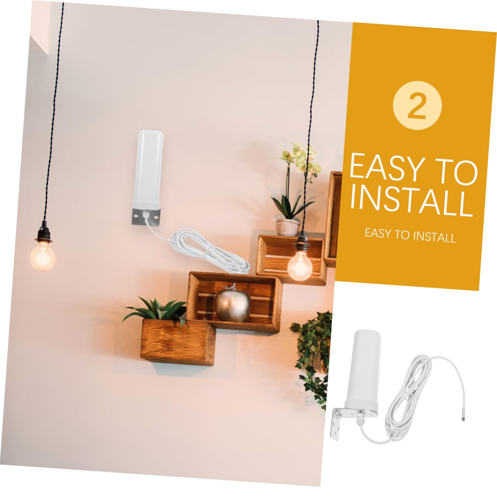 Gadpiparty Antenna Omnidirezionale per Esterni e Amplificazione Installazione Design Versatile per Stabile Interruzioni