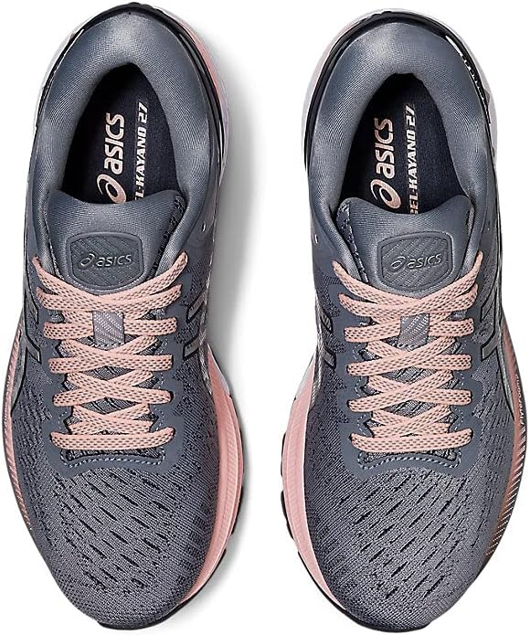ASICS Women's Gel-Kayano 27 Running Shoes 5.5 Wide Sheet Rock/Pure Silver