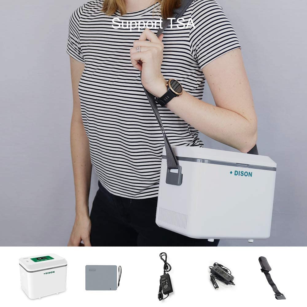 DISON Care Large Capacity Insulin Cooler Box Medicine Fridge