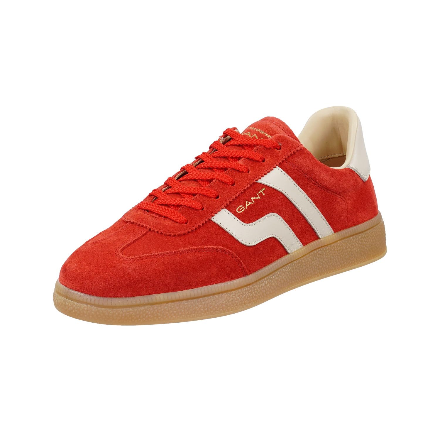 Gant Men's Brick Red Cuzmo Suede Sneakers (45)