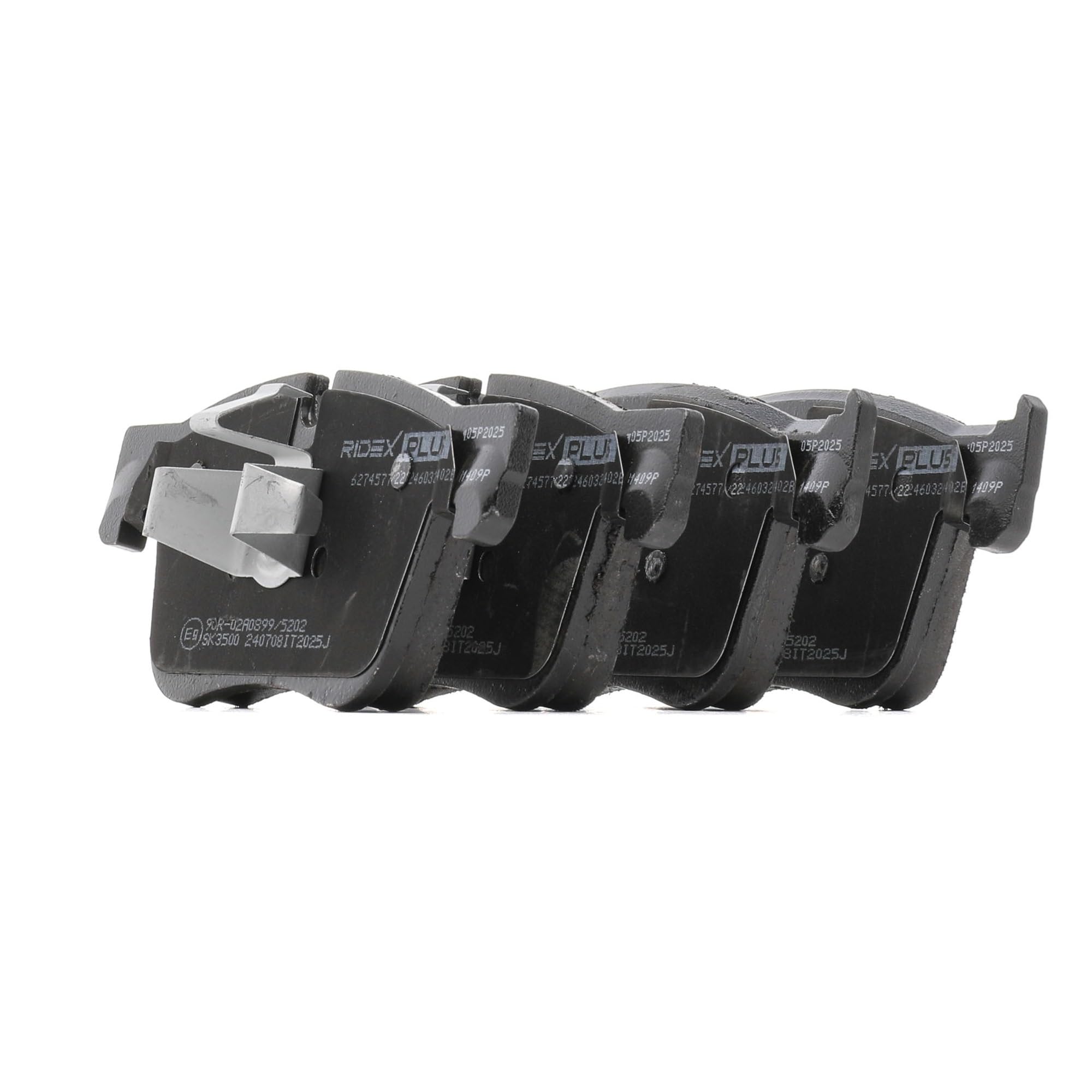 RIDEX PLUS 402B1409P Juego de pastillas de freno Delantero Compatible con CITROËN C4 II Grand Picasso DA, DE