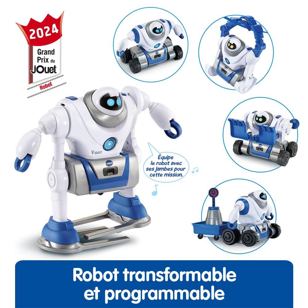 Amazon.es: VTech V-BOT® Explorer, Robot Infantil 5 en 1 para