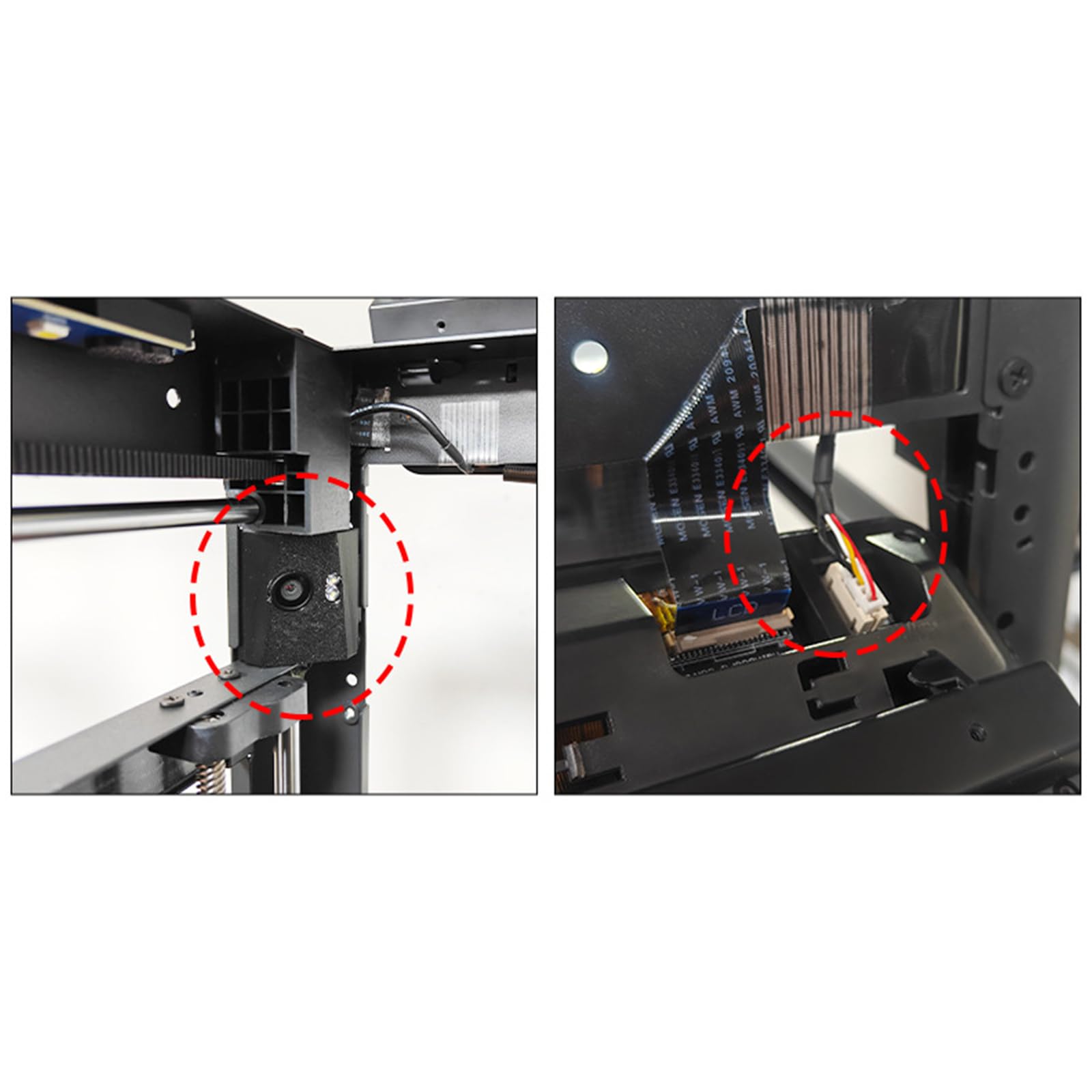 Sistemi di sorveglianza angolati per applicazioni di stampa da 5 m, in plastica portatile e telecamera di monitoraggio dei processi per il monitoraggio delle stampanti in plastica